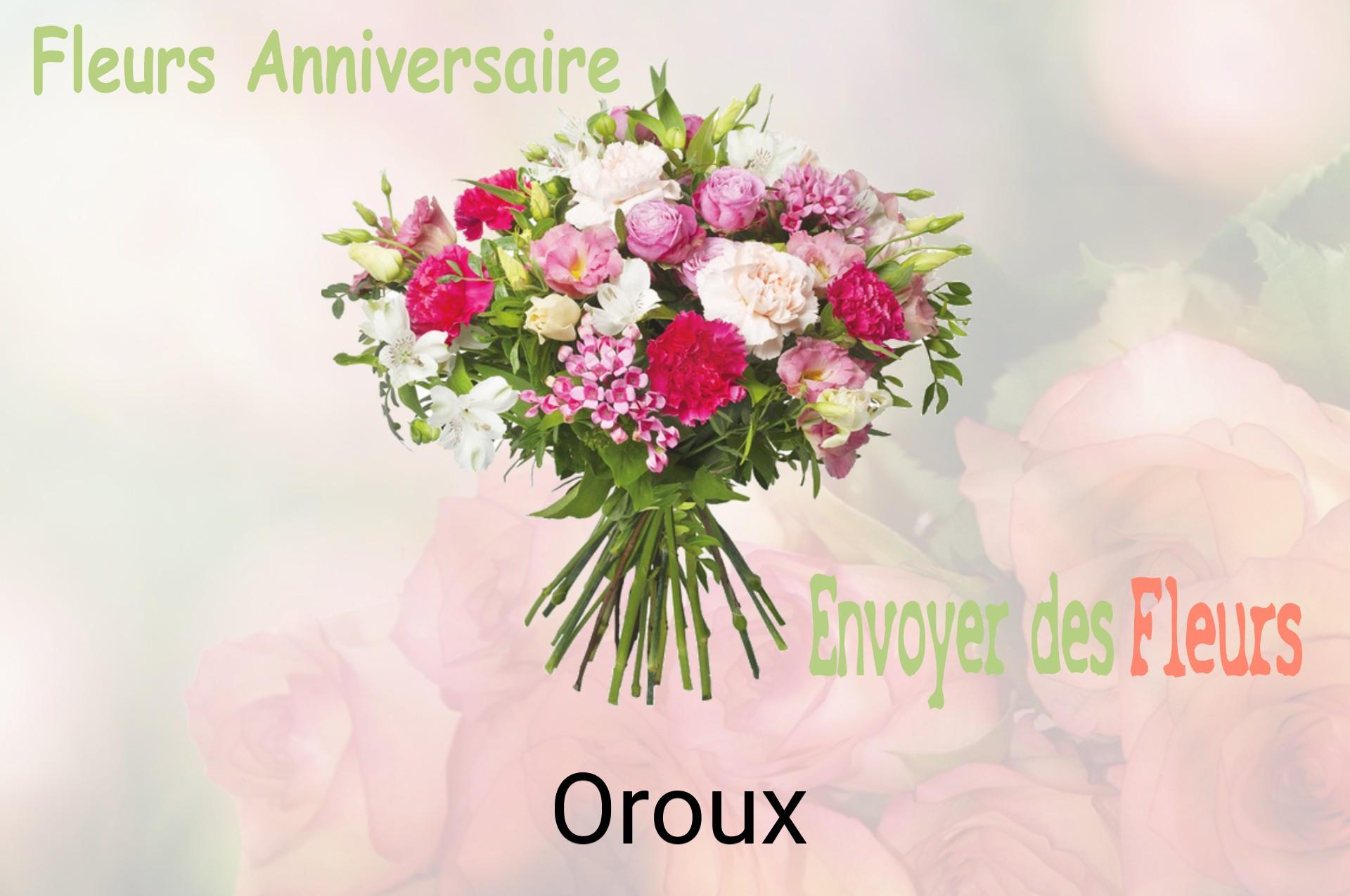 Bouquet de fleurs d’anniversaire livré à Oroux